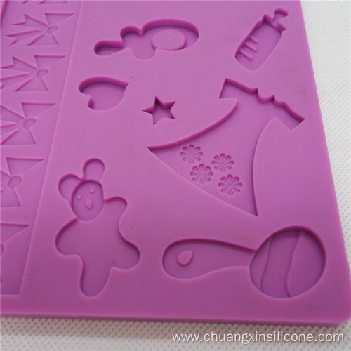 Silicone Bakeware Tool Cake Decoration Mould Kid Set